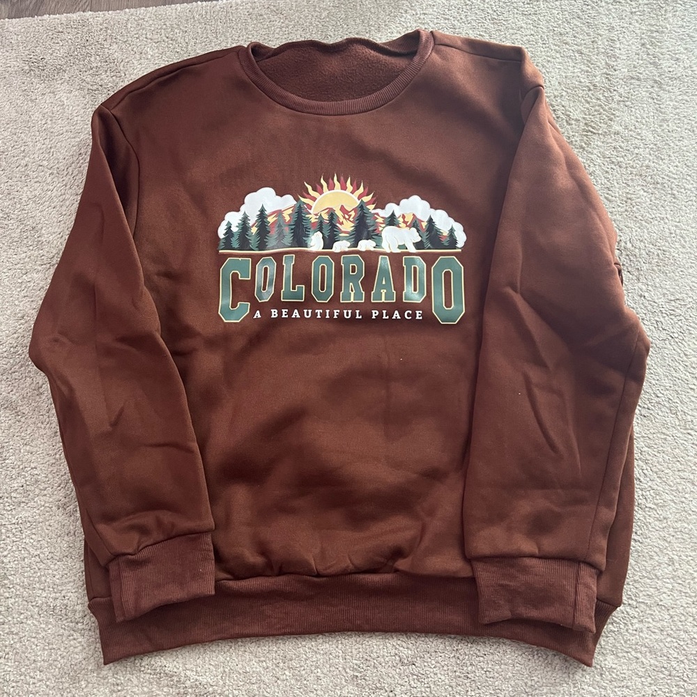 Brown Colorado sweater